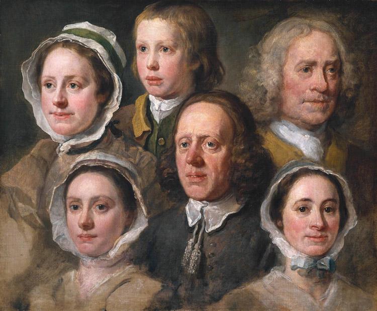 Heads of Six of Hogarth's Servants (mk08)